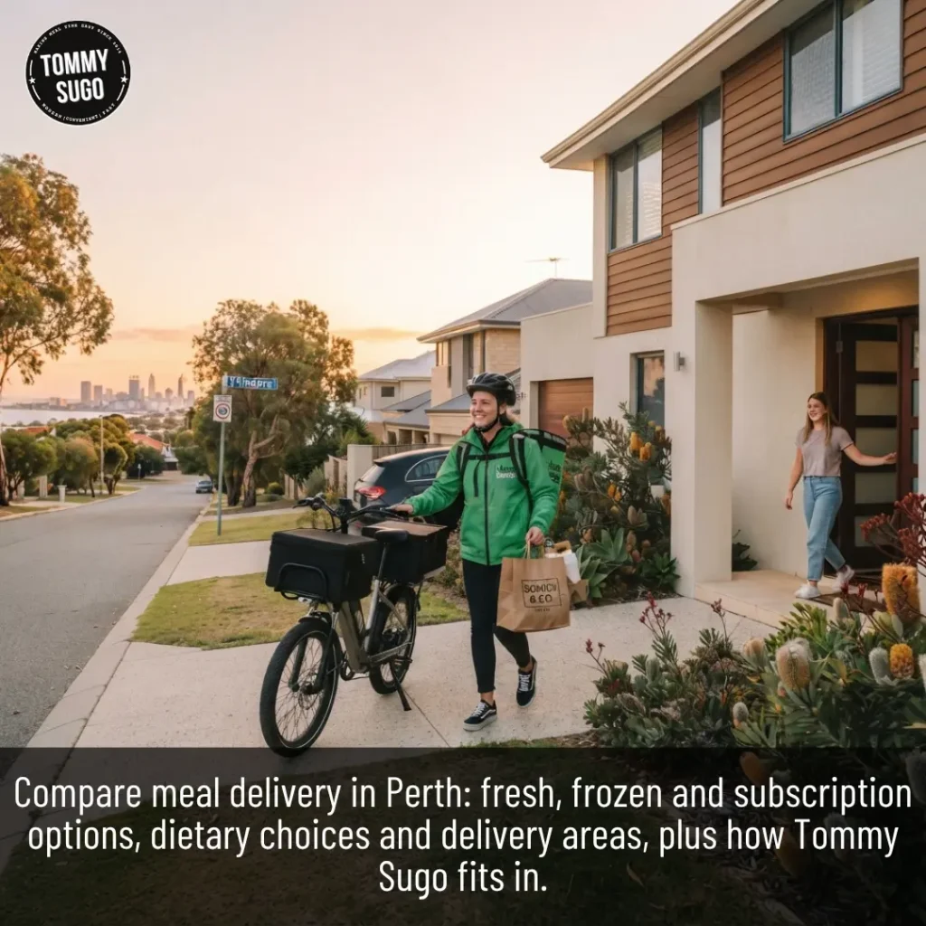 What does meal delivery in Perth involve