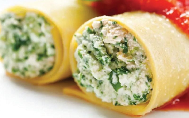 Ricotta Spinach Cannelloni