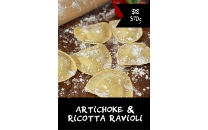 Artichoke Ricotta Ravioli 2