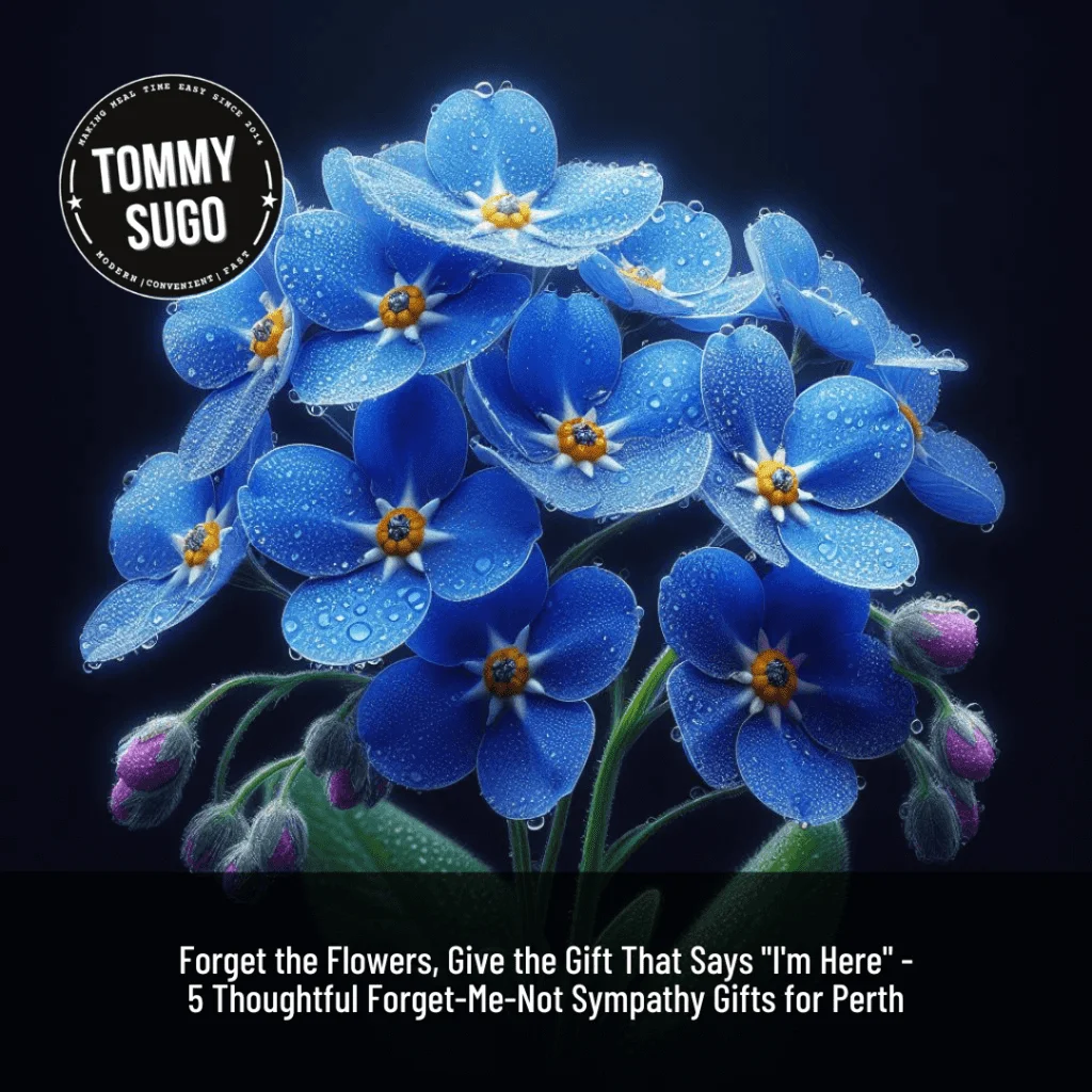 forget-me-not sympathy gift