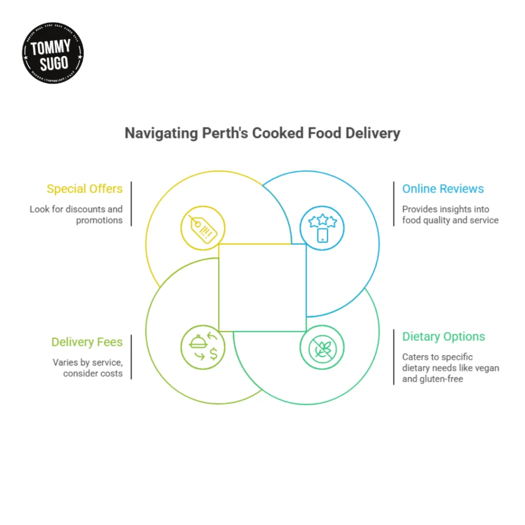 infographic on navigating Perths cooked food delivery