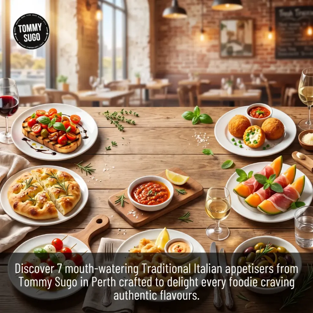 7 Must-Try Traditional Italian Appetisers from Tommy Sugo to Elevate Your Culinary Experience in Perth