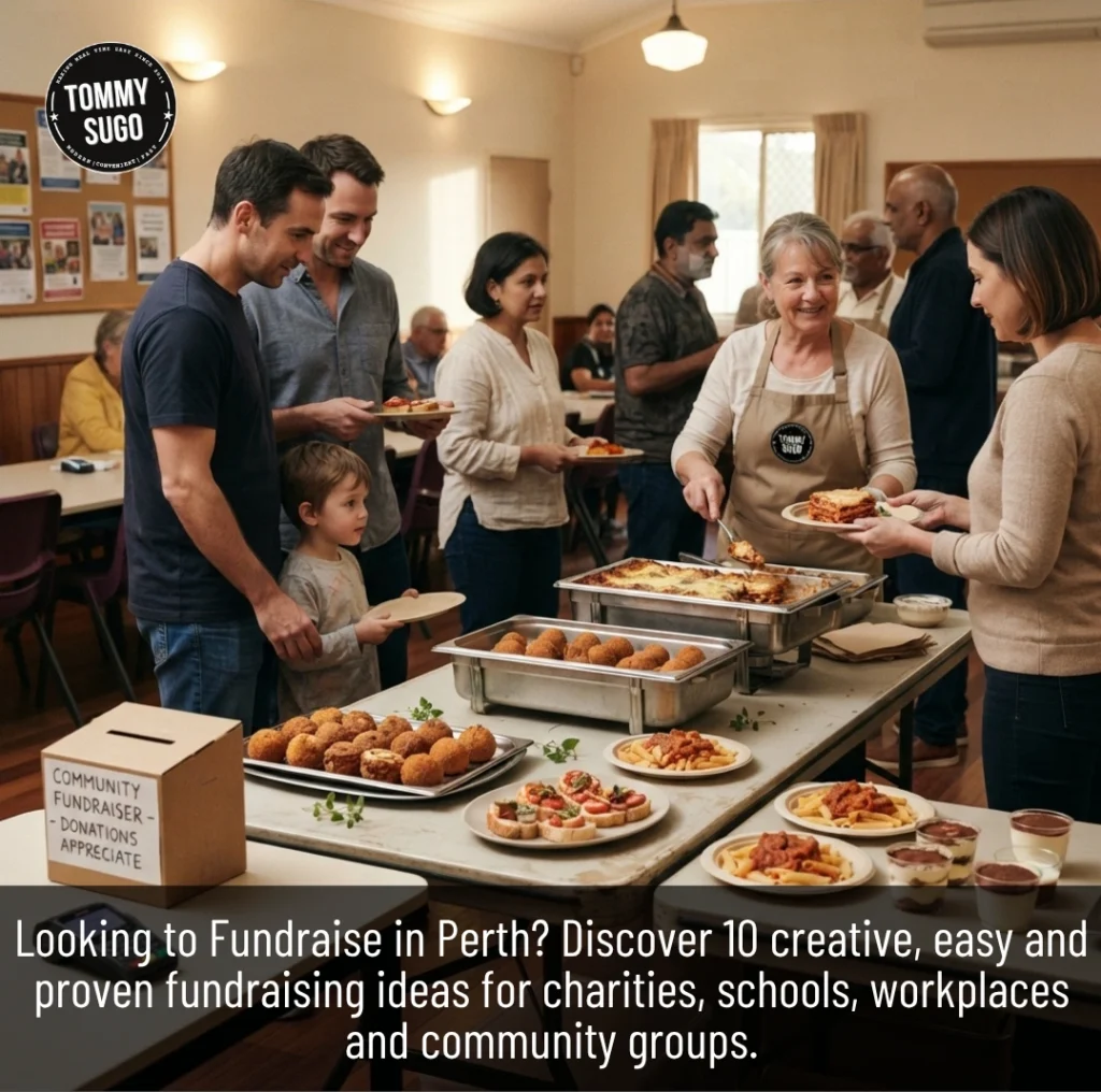 Creative ways to Fundraise in Perth with gourmet Italian catering