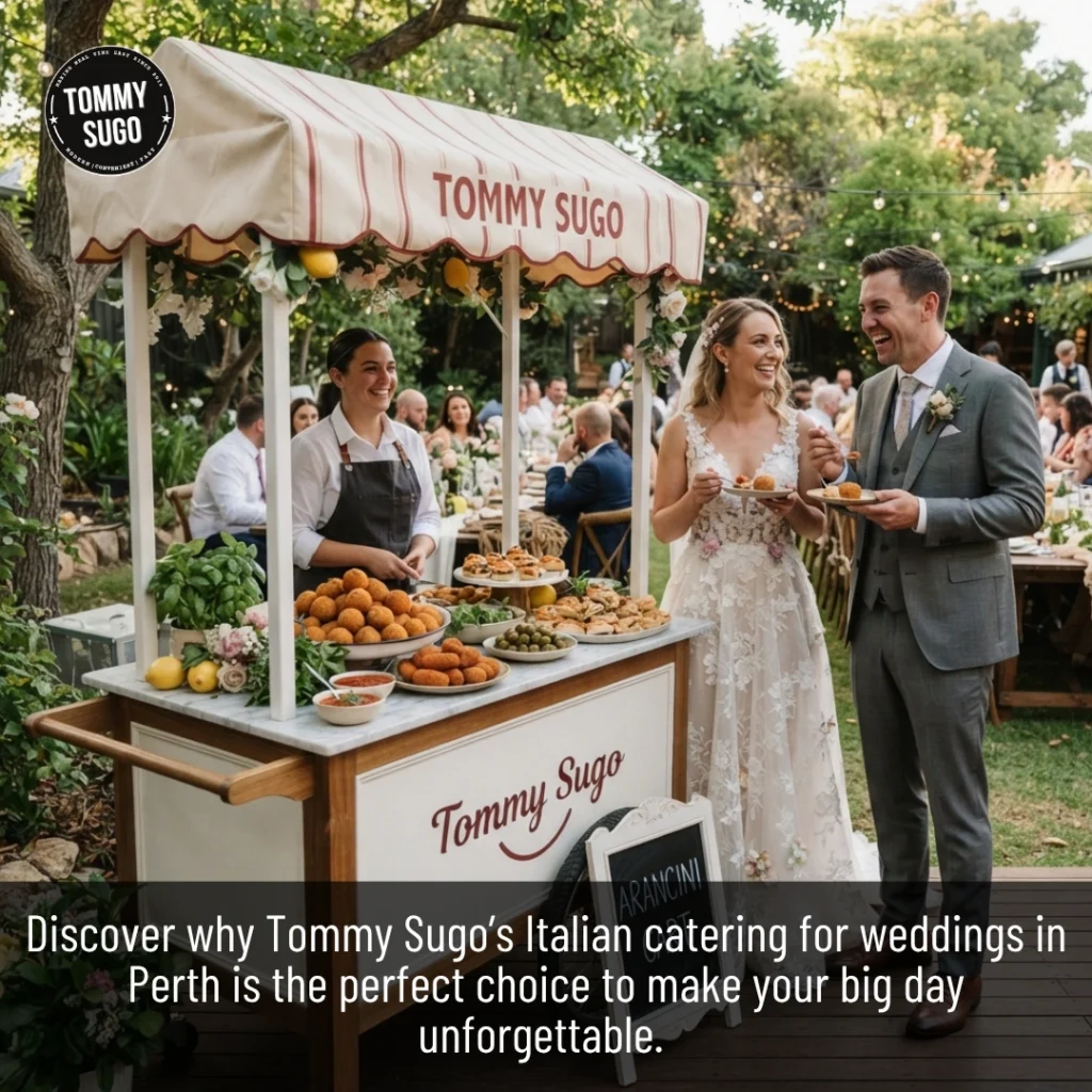 Italian catering for weddings in Perth with delicious Italian dishes for guests