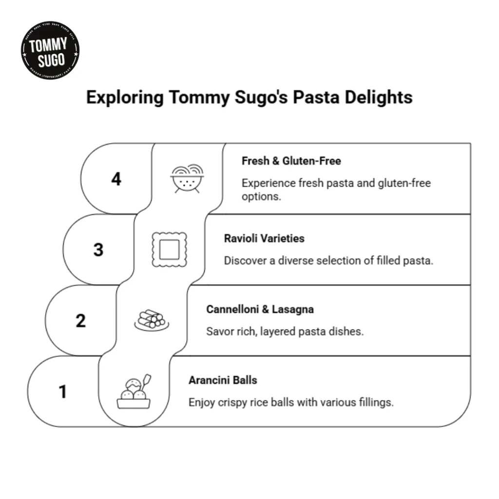 Pasta at Tommy Sugo