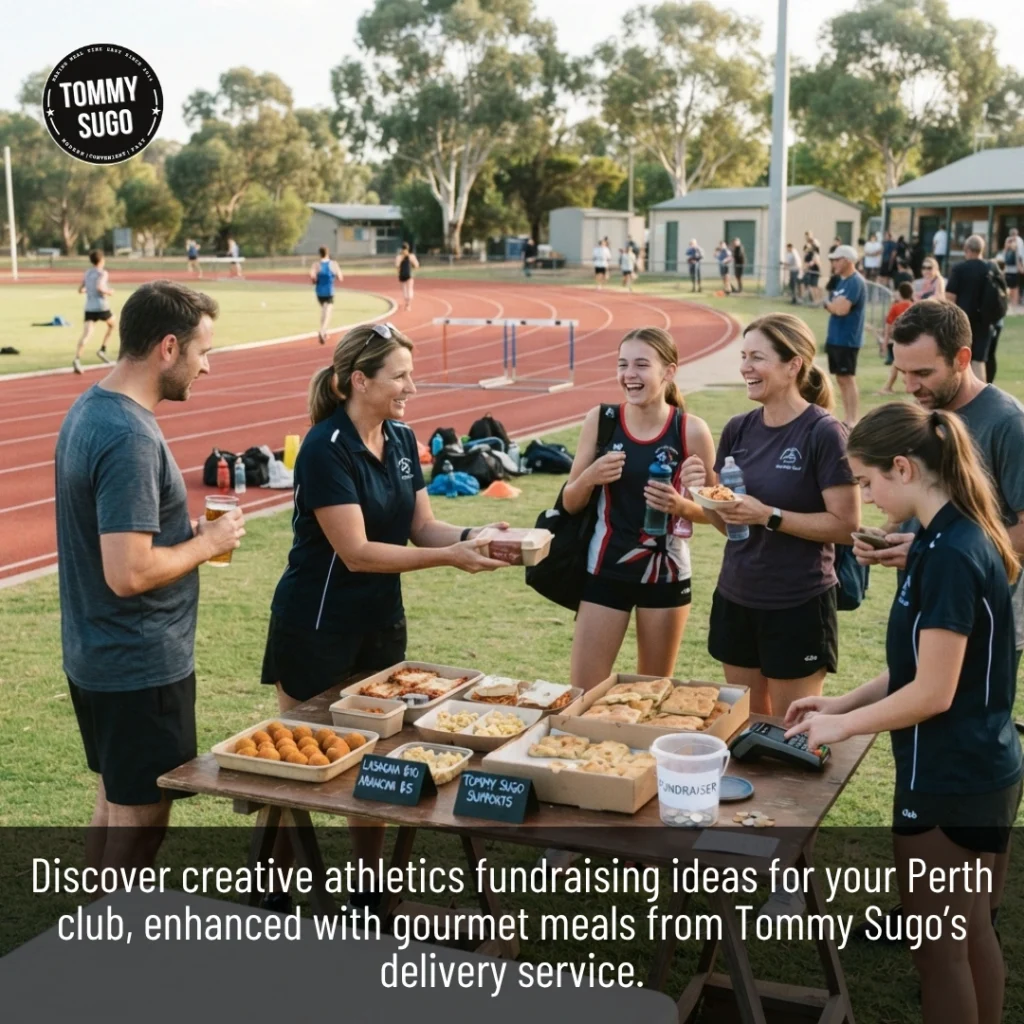 Athletics Fundraising events featuring gourmet food and community support