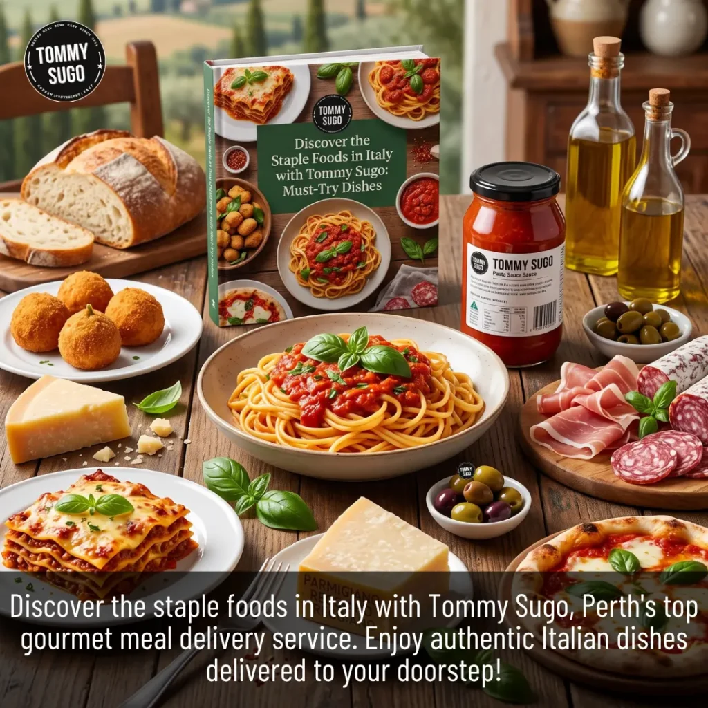 Discover the Staple Foods in Italy with Tommy Sugo Must-Try Dishes