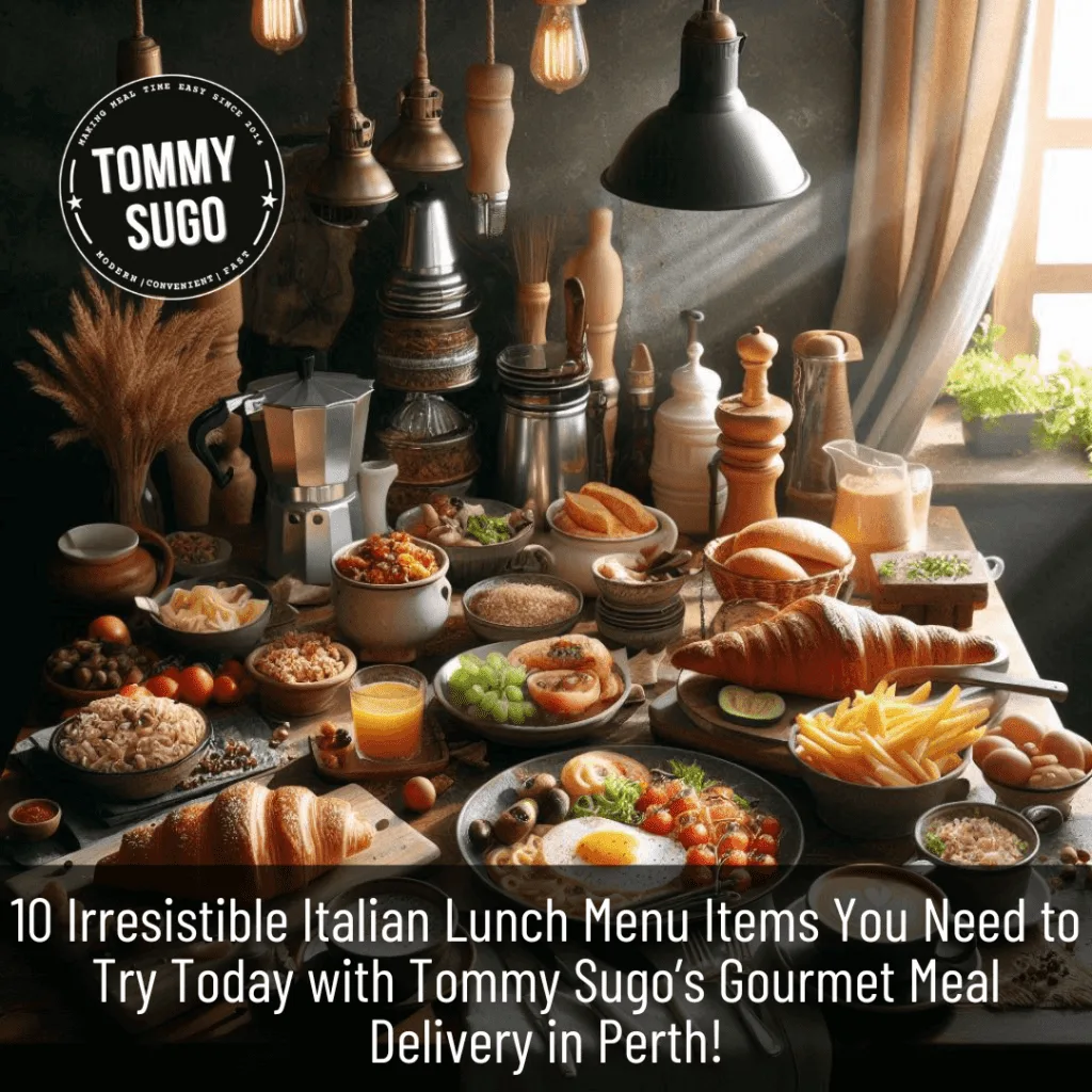Italian lunch menu