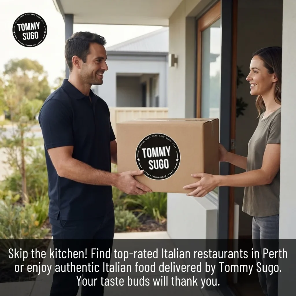 Enjoy Italian Restaurant Delivery with fresh Italian meals from Tommy Sugo