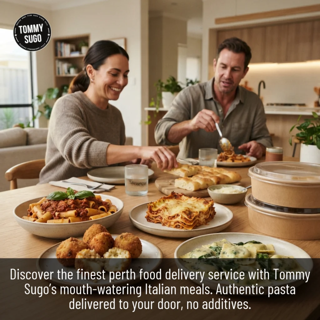 Gourmet Perth Food Delivery with lasagne, gnocchi and crispy arancini