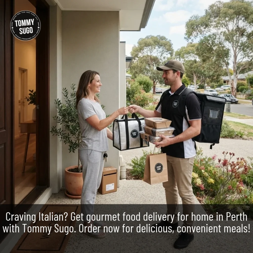 Food Delivery for Home bringing gourmet Italian meals directly to your doorstep
