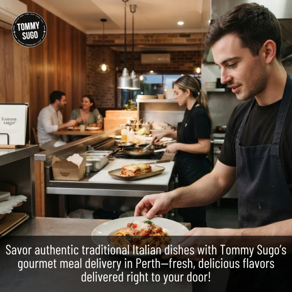 Traditional Italian Dishes delivered in Perth with gourmet Italian flavours