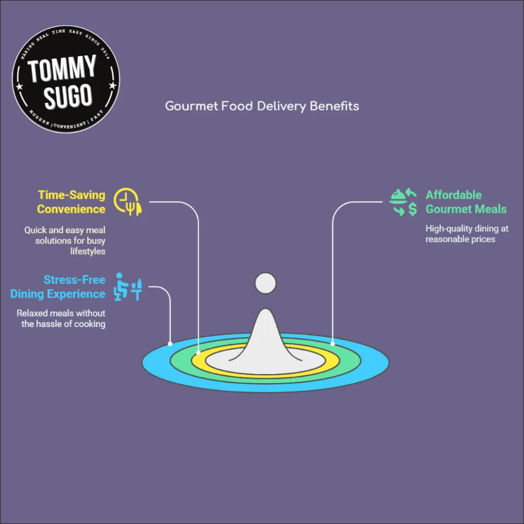 gourmet food delivery benefits