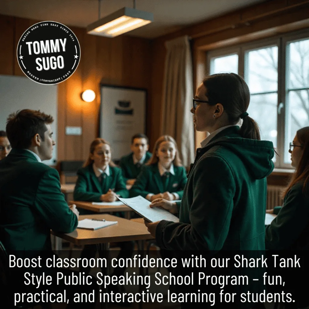 Shark Tank Style Public Speaking school Program Empowers All