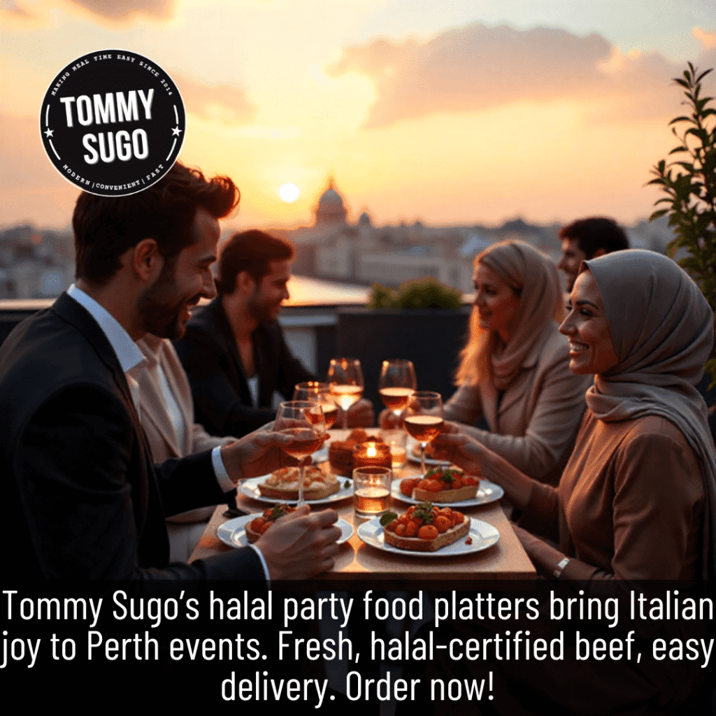 Halal party food platters vibrant flavours everyone loves