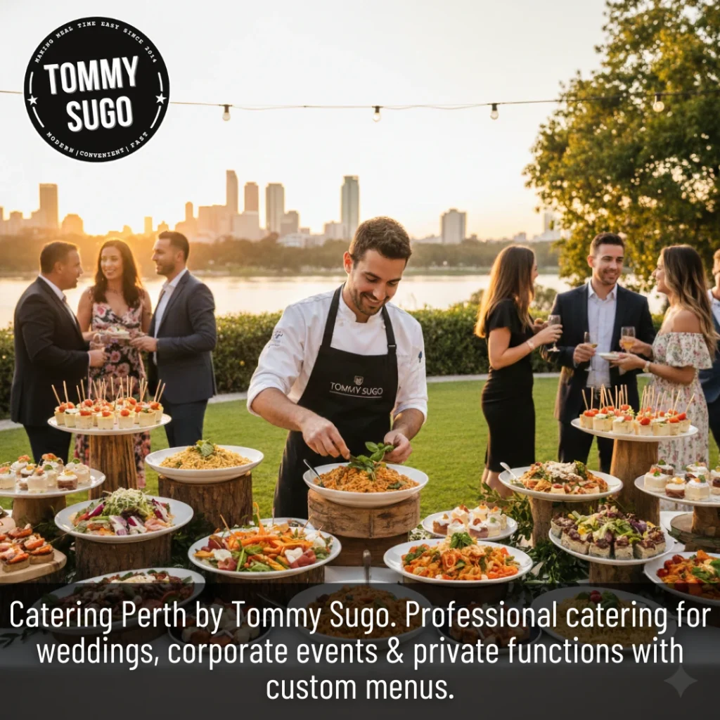 Professional catering services in Perth by Tommy Sugo