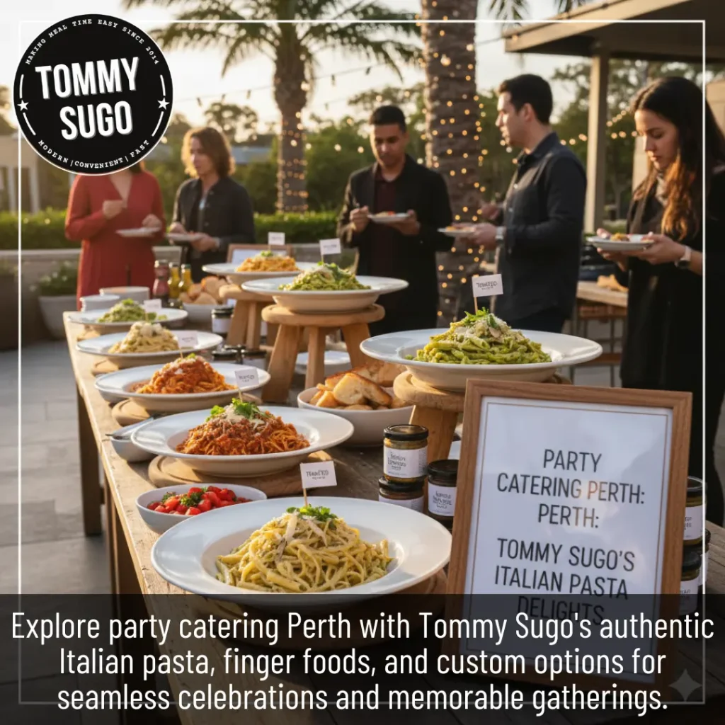 Party Catering Perth Italian Pasta Delights from Tommy Sugo