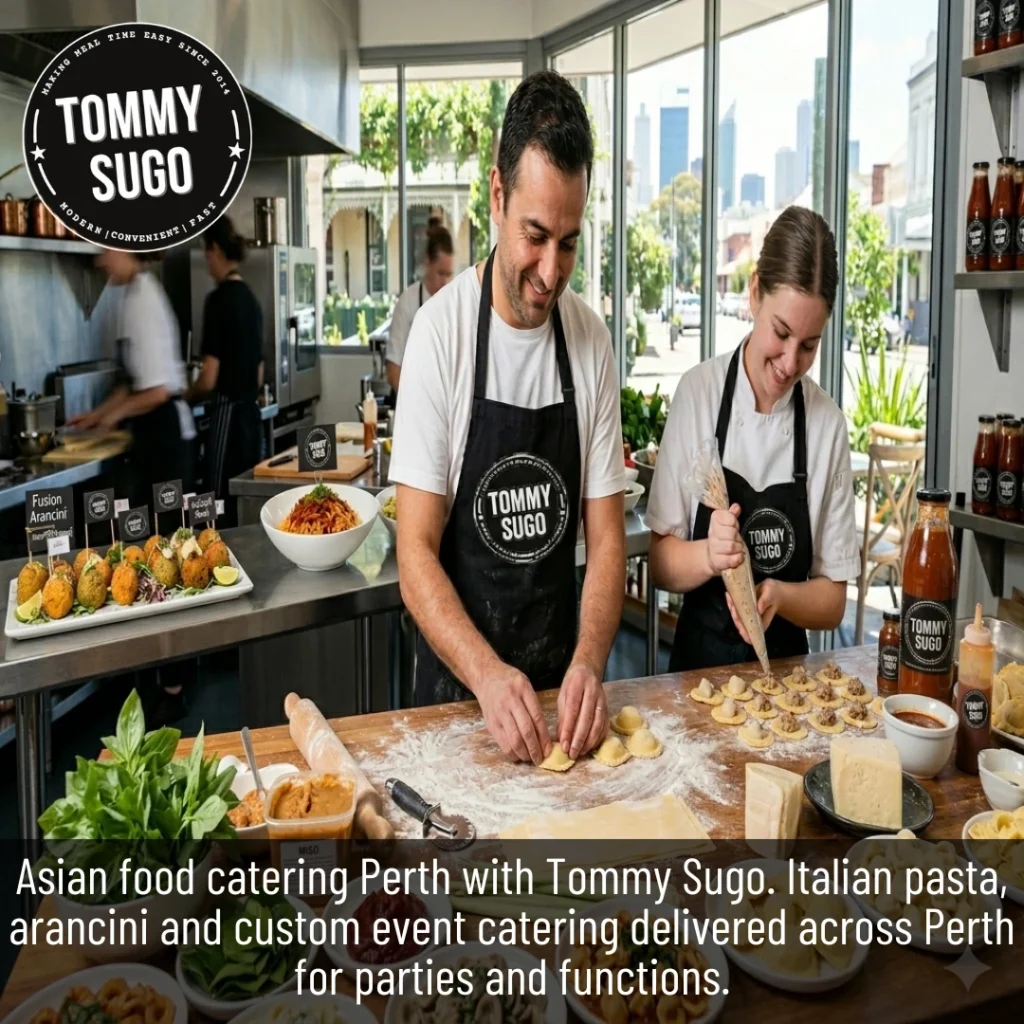 Asian Food Catering Perth Gourmet Italian-Asian Fusion Options from Tommy Sugo