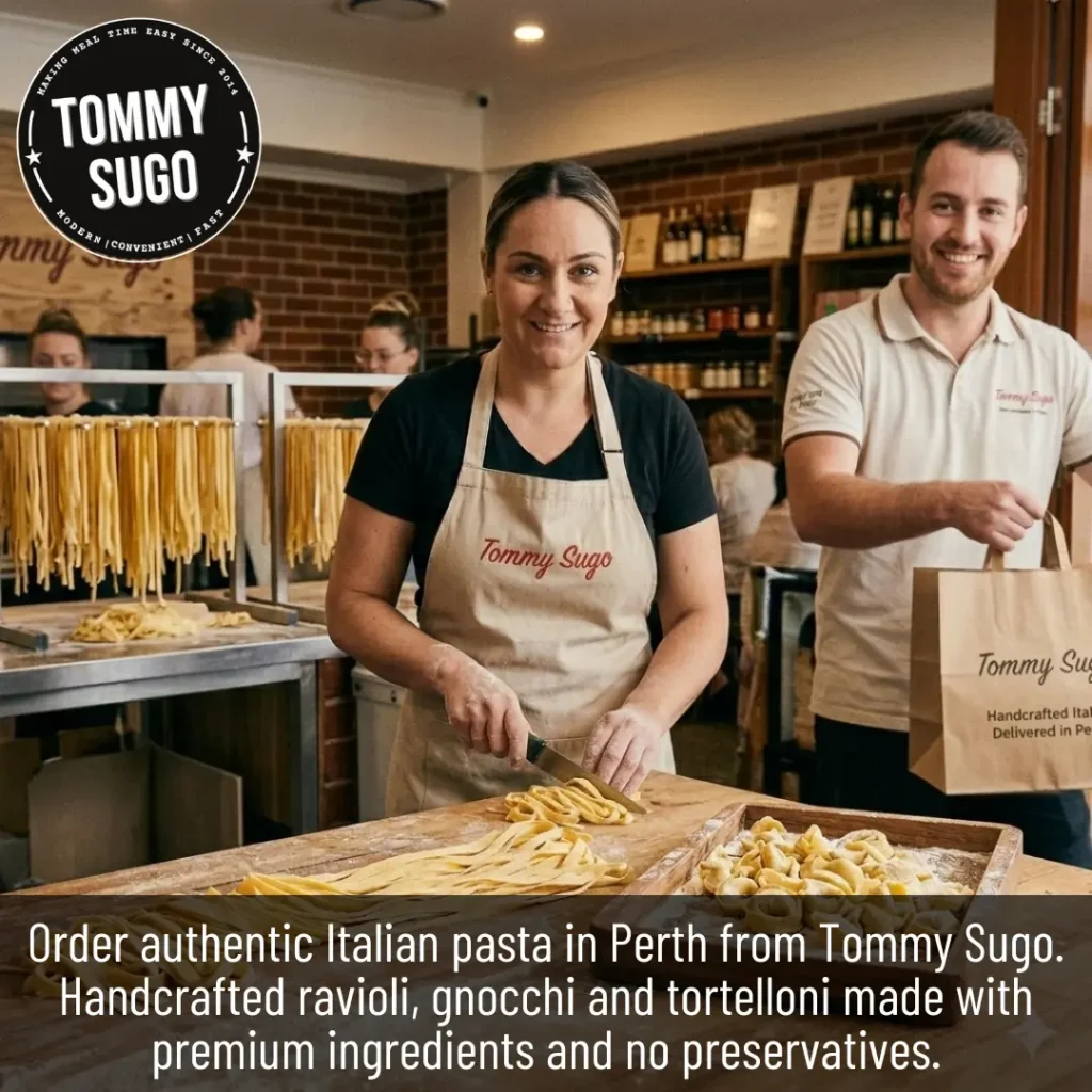 Authentic Italian Pasta Handcrafted Excellence Delivered by Tommy Sugo in Perth