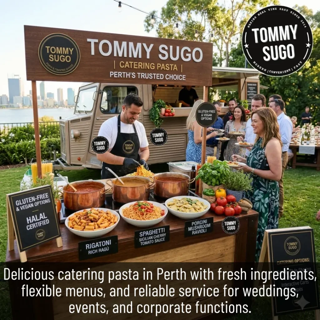 Catering Pasta with Tommy Sugo Perth's Trusted Choice