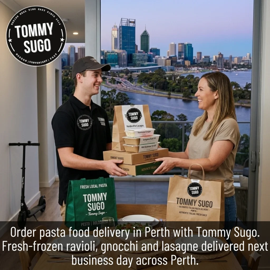 Pasta Food Delivery in Perth Authentic Italian Meals from Tommy Sugo