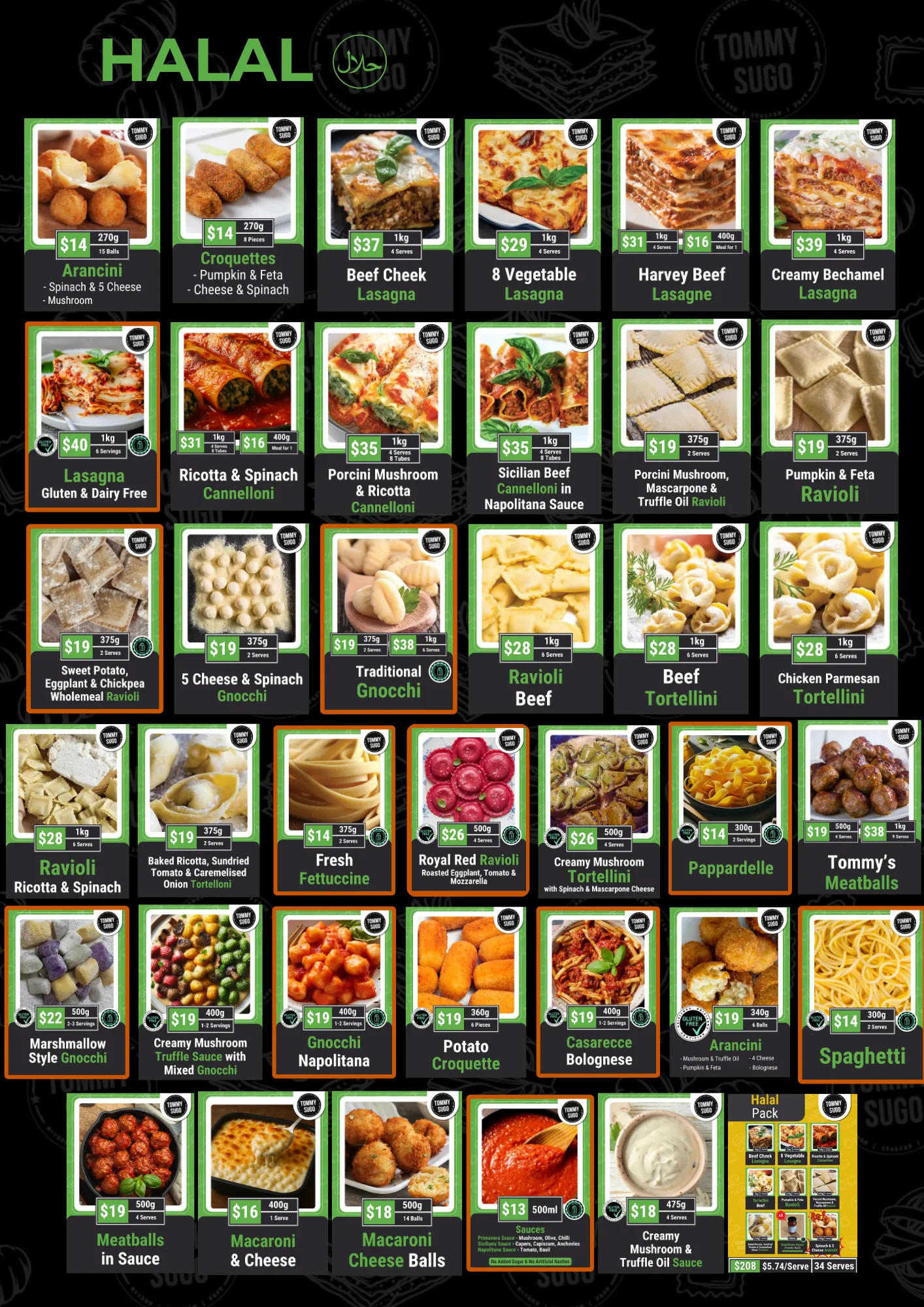 Halal Menu
