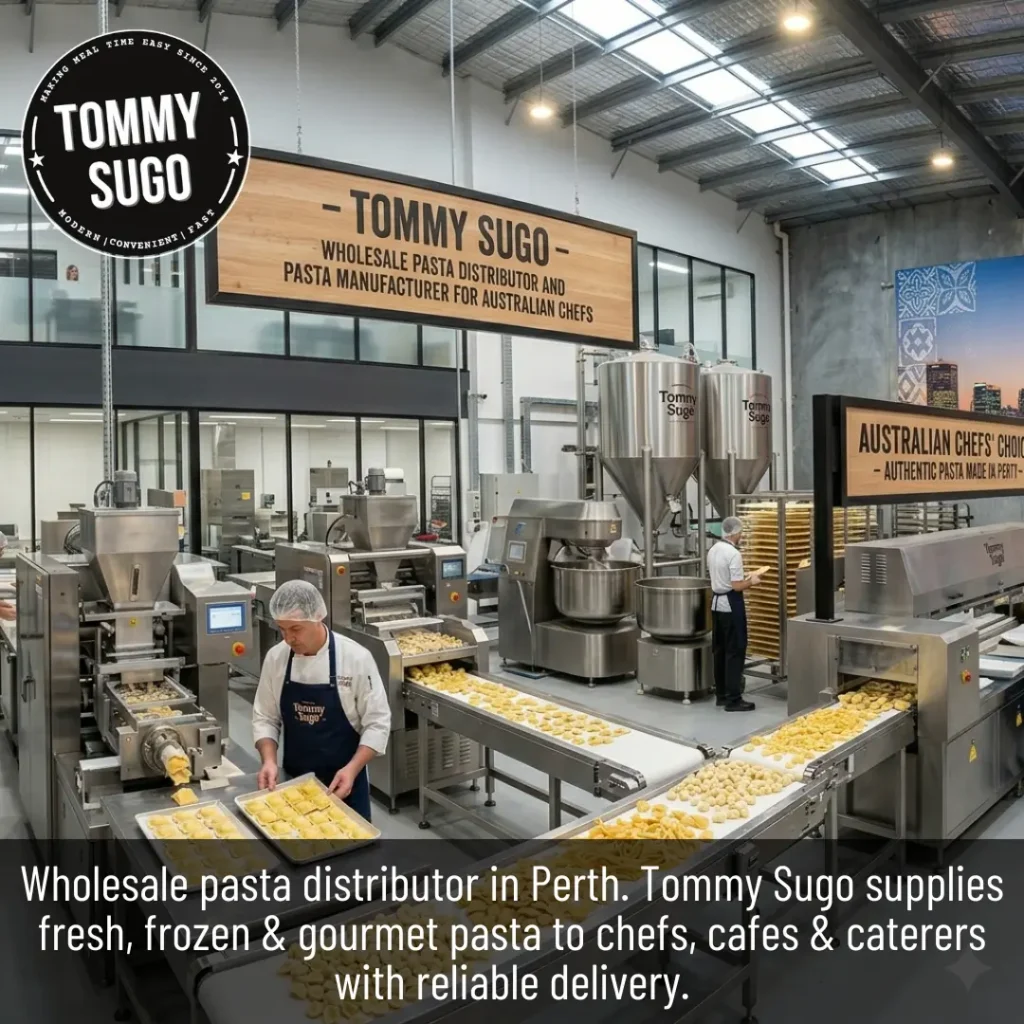 Tommy Sugo: wholesale pasta distributor and pasta manufacturer for Australian chefs