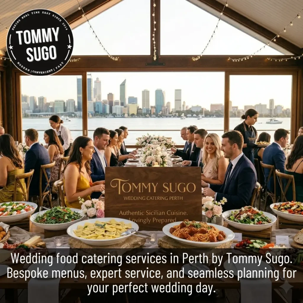wedding food catering services from Tommy Sugo Perth's trusted choice