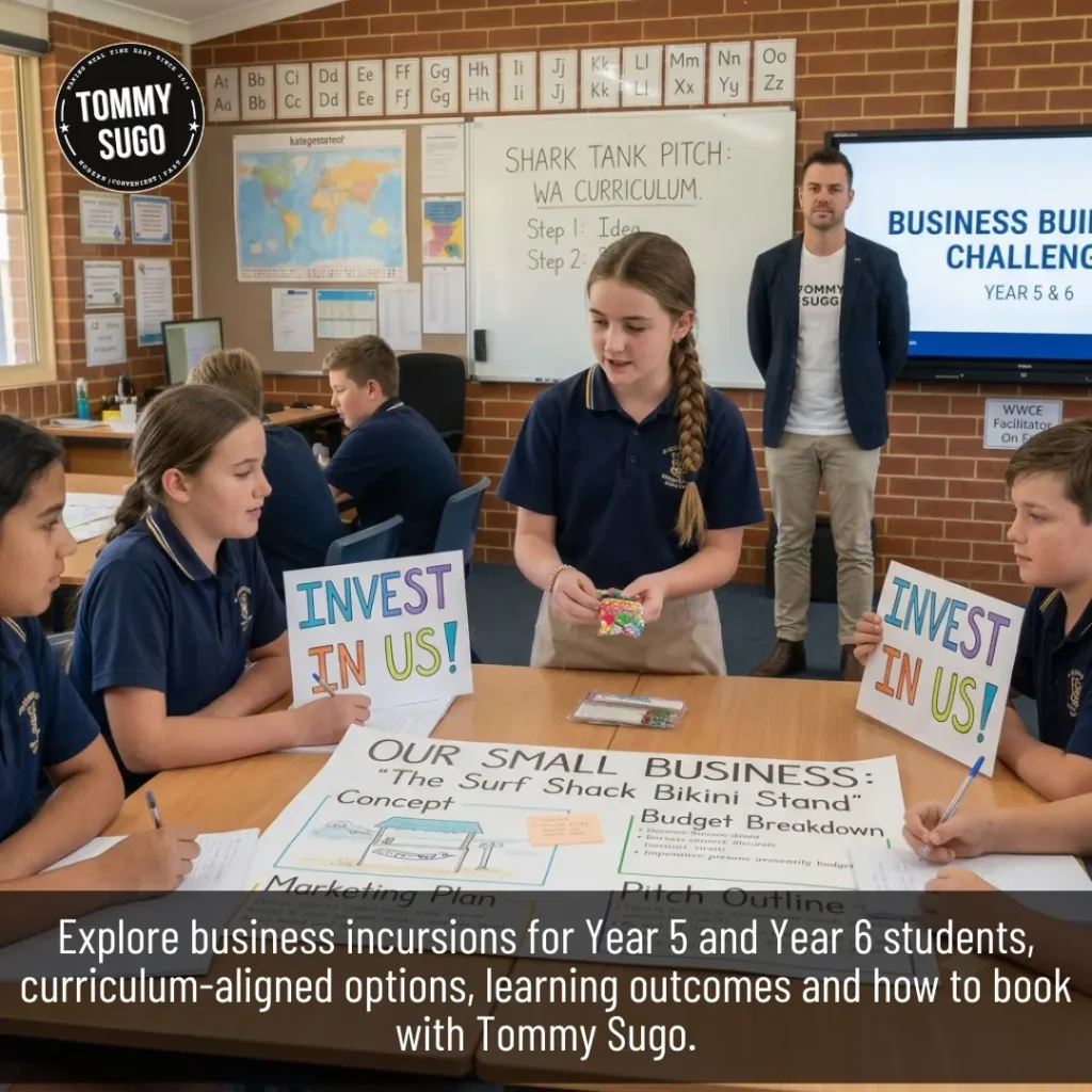 Business Incursions for Year 5 and Year 6 Students What's on Offer & How to Book