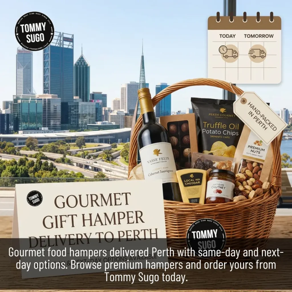 Gourmet gift hamper delivery to Perth hampers delivered to Perth with same-day and next-day options