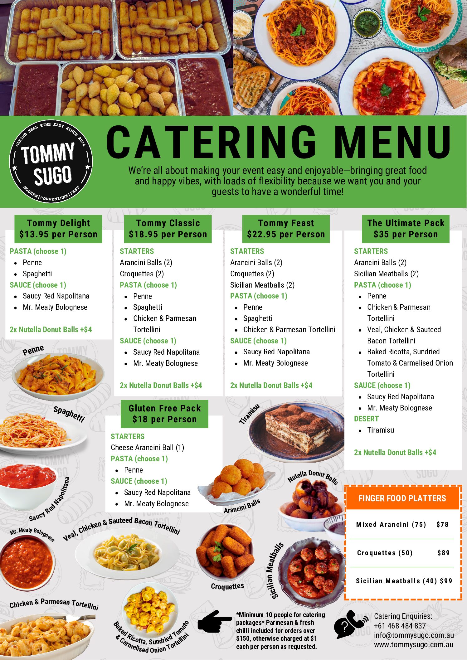 Tommy Sugo Catering Menu A3 1 pdf